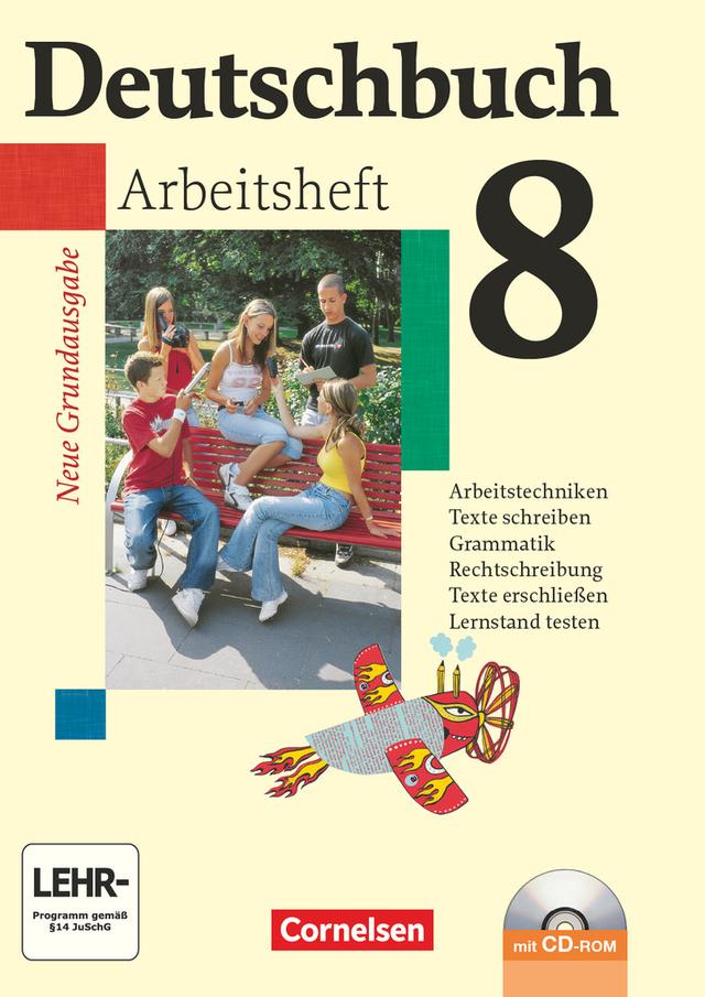 Deutschbuch 8. Schuljahr. Arbeitsheft mit Lösungen