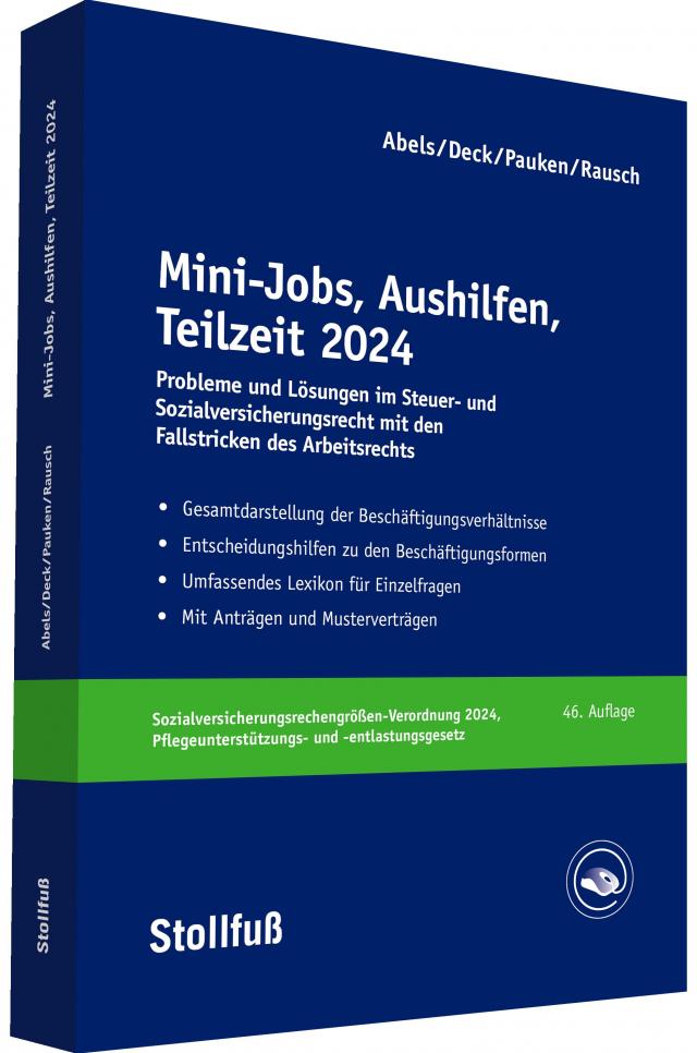 Mini-Jobs, Aushilfen, Teilzeit 2024