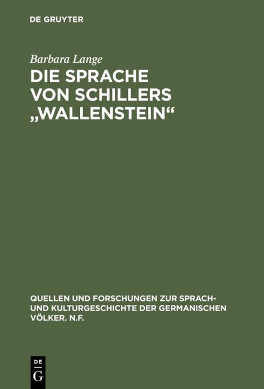 Die Sprache von Schillers 