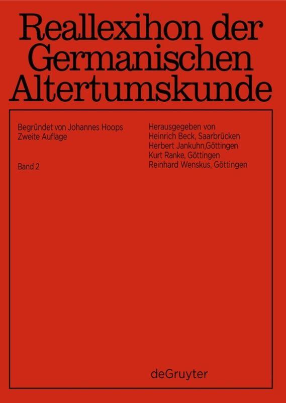 Reallexikon der Germanischen Altertumskunde / Bake - Billigkeit