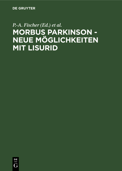 Morbus Parkinson - neue Möglichkeiten mit Lisurid