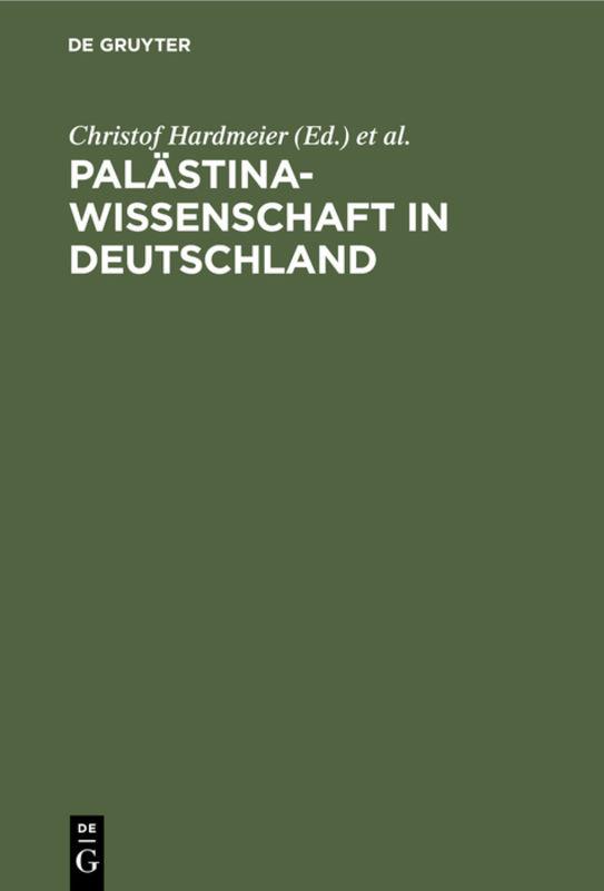 Palästinawissenschaft in Deutschland