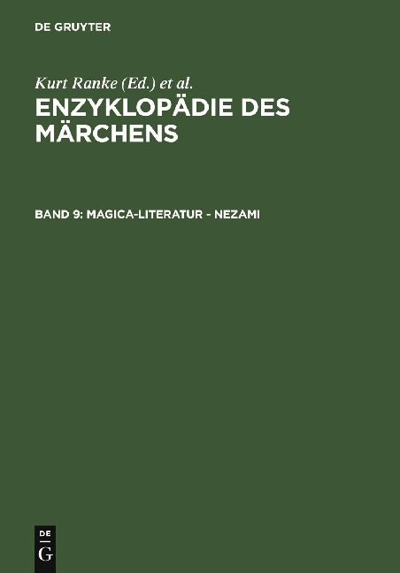 Enzyklopädie des Märchens / Magica-Literatur - Nezami