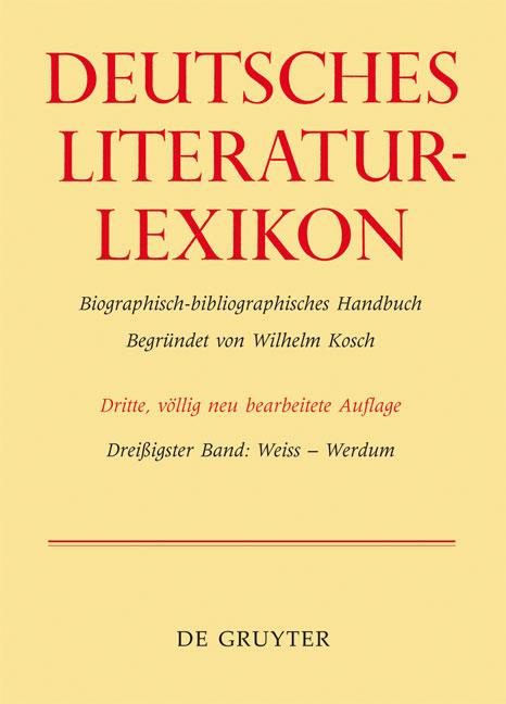 Deutsches Literatur-Lexikon / Weiss - Werdum