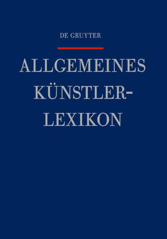 Allgemeines Künstlerlexikon (AKL) / Ostrogovic - Pellegrina