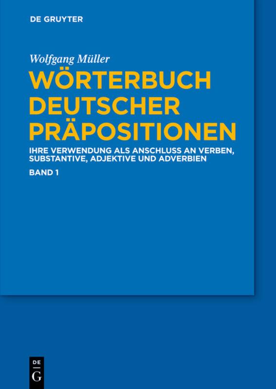 Wörterbuch deutscher Präpositionen