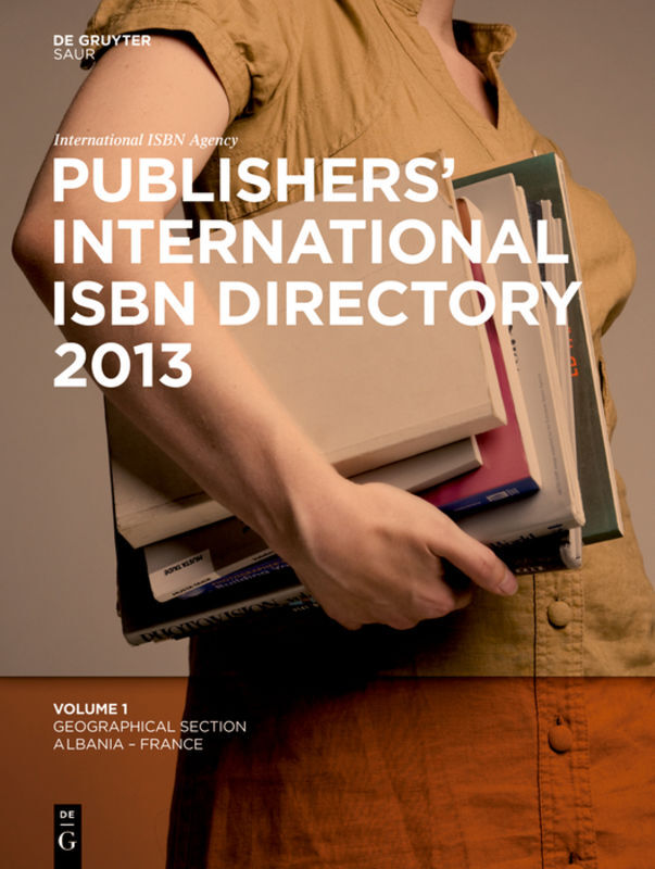 Publishers International ISBN Directory 2013