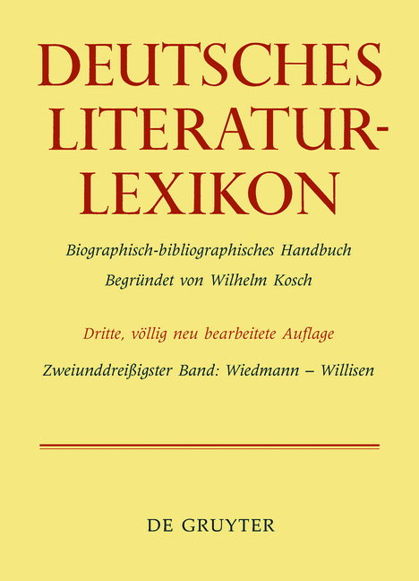 Deutsches Literatur-Lexikon / Wiedmann - Willisen