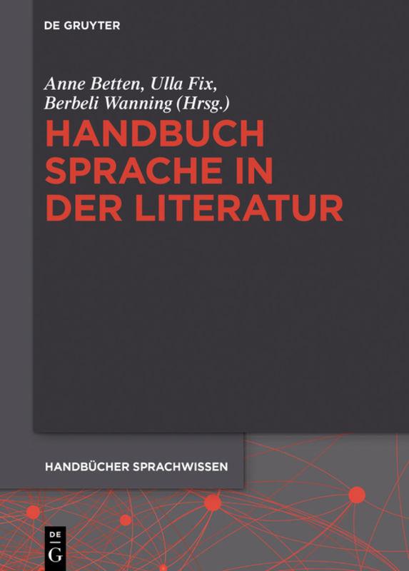 Handbuch Sprache in der Literatur