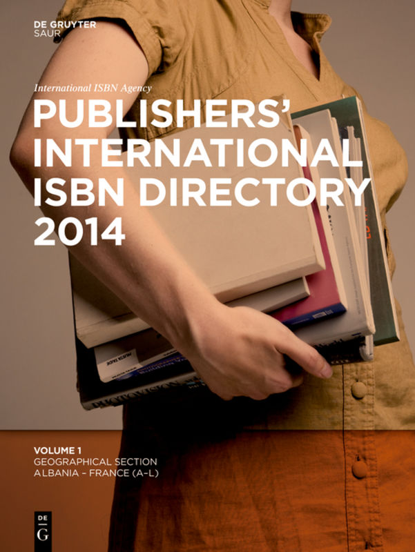 Publishers' International ISBN Directory 2014, 6 Vols.