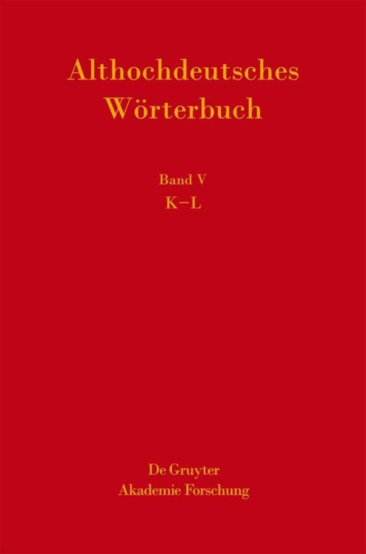 Althochdeutsches Wörterbuch / K-L