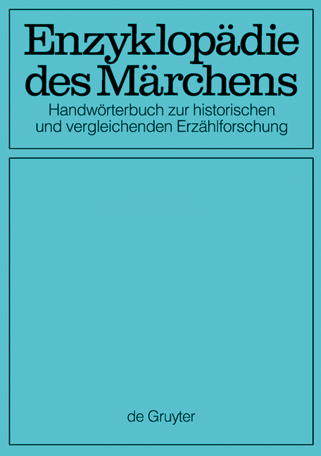 Enzyklopädie des Märchens / [Set Enzyklopädie des Märchens, Band 1-15]