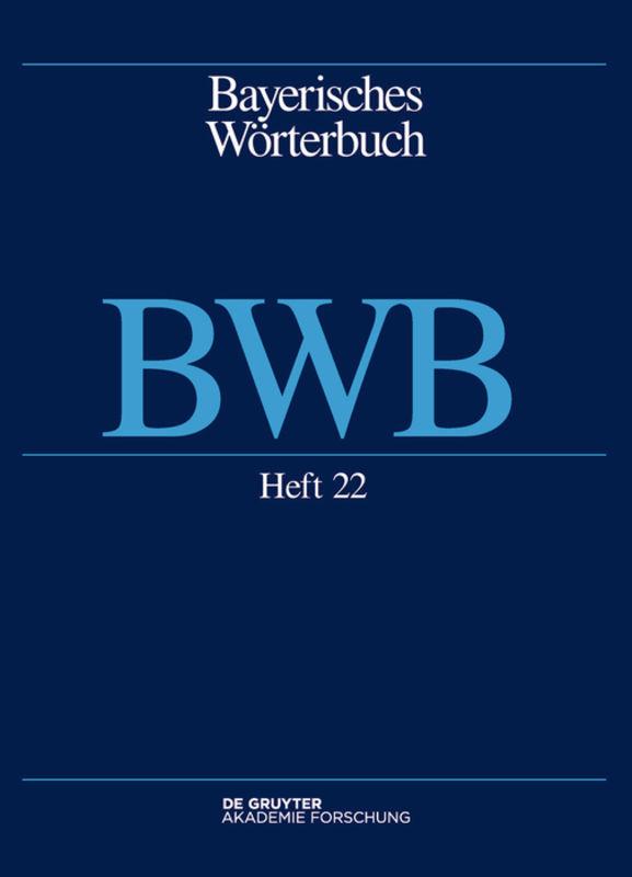 Bayerisches Wörterbuch (BWB) / Bund – Dacher