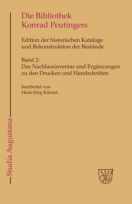 Das Nachlassinventar und Ergänzungen zu den Drucken und Handschriften. Bd.3