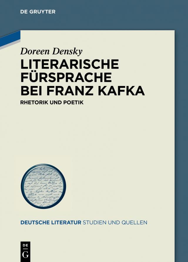 Literarische Fürsprache bei Franz Kafka