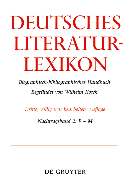 Deutsches Literatur-Lexikon / F – M