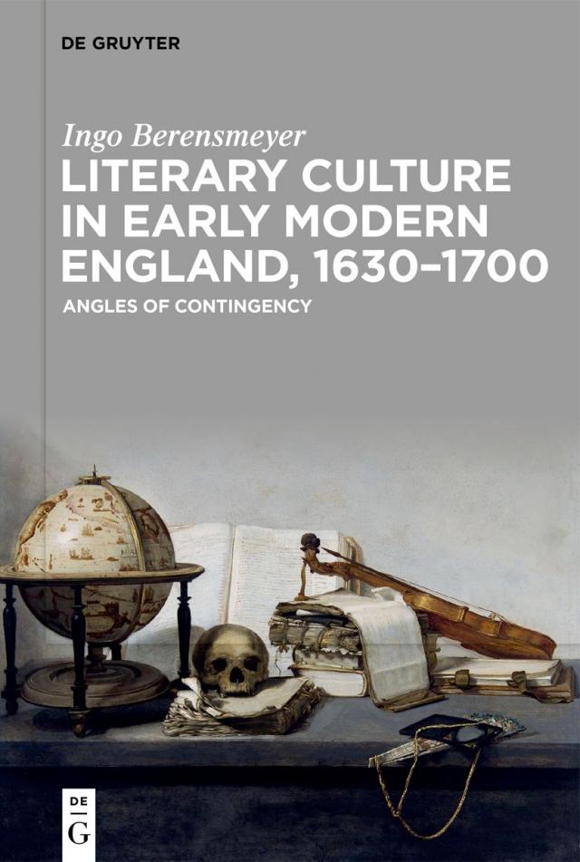 Literary Culture in Early Modern England, 1630-1700