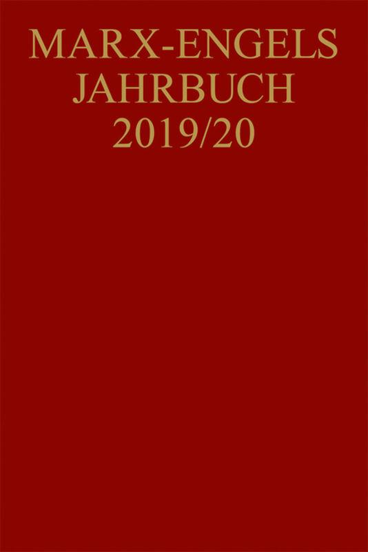 Marx-Engels-Jahrbuch / Marx-Engels-Jahrbuch 2019/20
