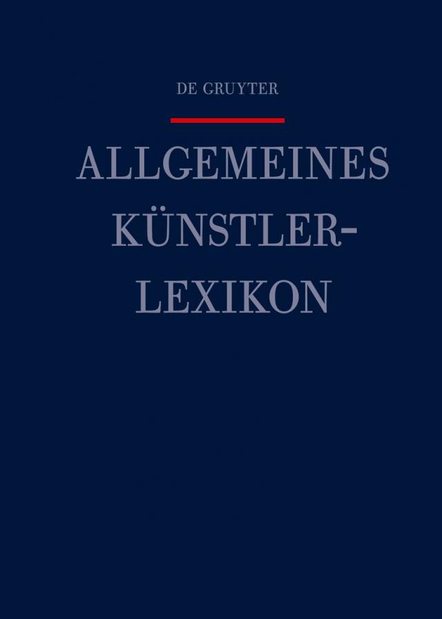 Allgemeines Künstlerlexikon (AKL) / Wéry - Wittmann