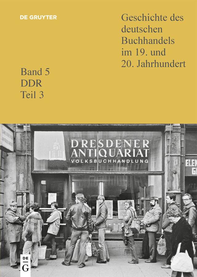 Geschichte des deutschen Buchhandels im 19. und 20. Jahrhundert. DDR / Buchhandel, Bibliotheken