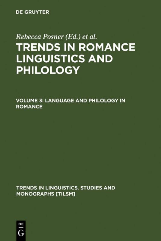 Language and Philology in Romance