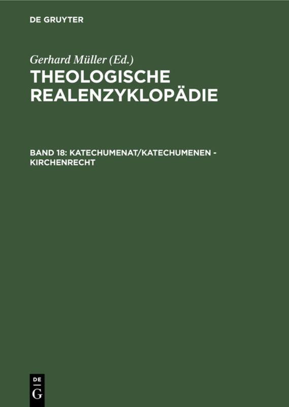 Katechumenat/Katechumenen - Kirchenrecht