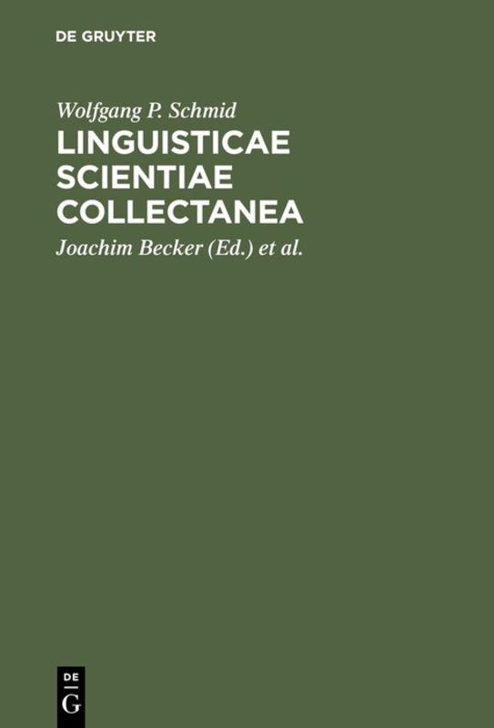 Linguisticae Scientiae Collectanea
