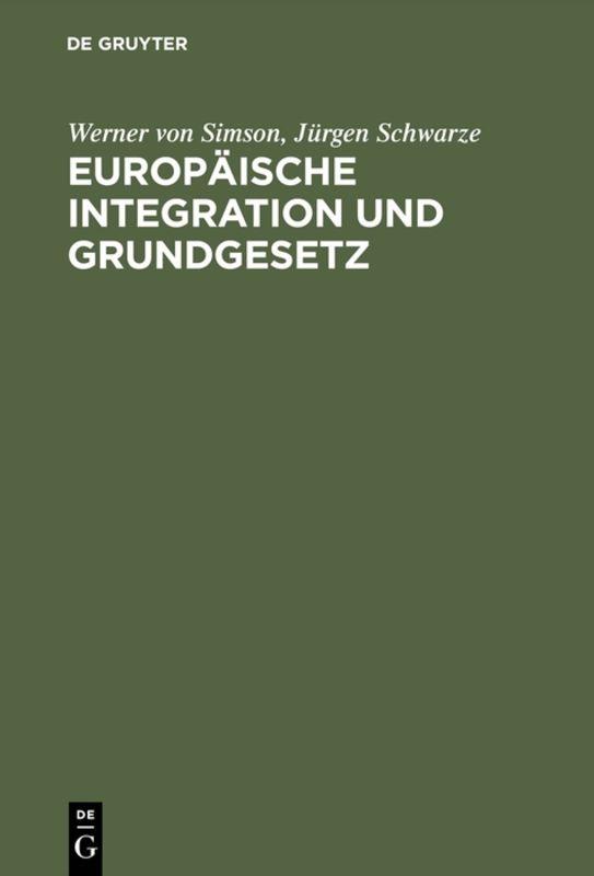Europäische Integration und Grundgesetz