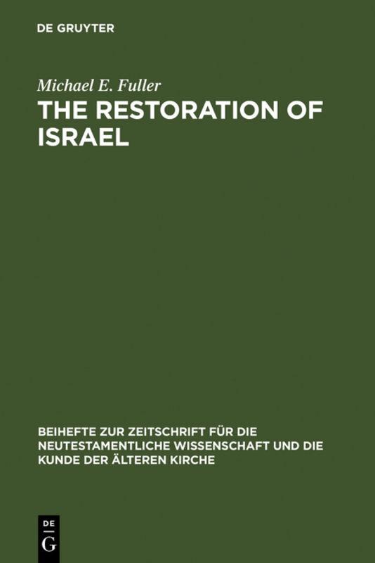 The Restoration of Israel