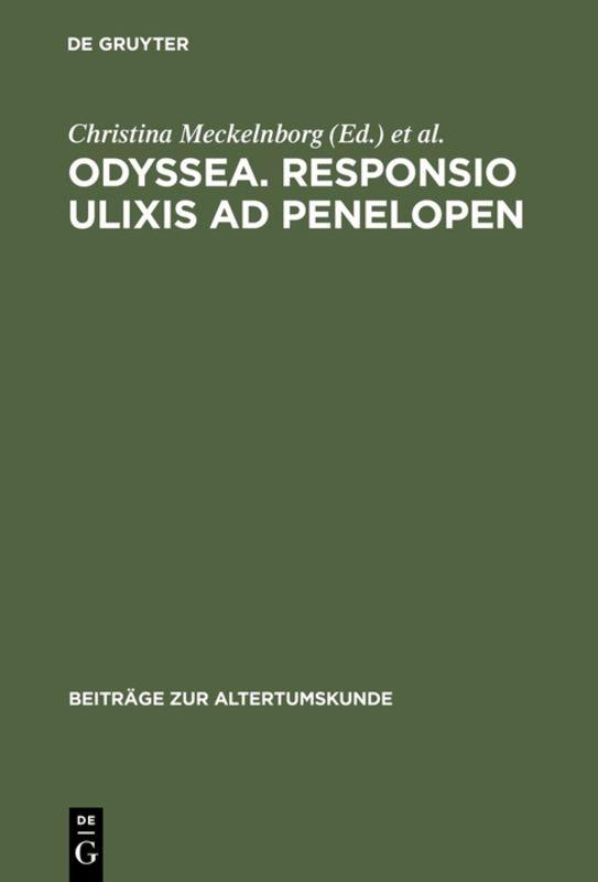 Odyssea. Responsio Ulixis ad Penelopen