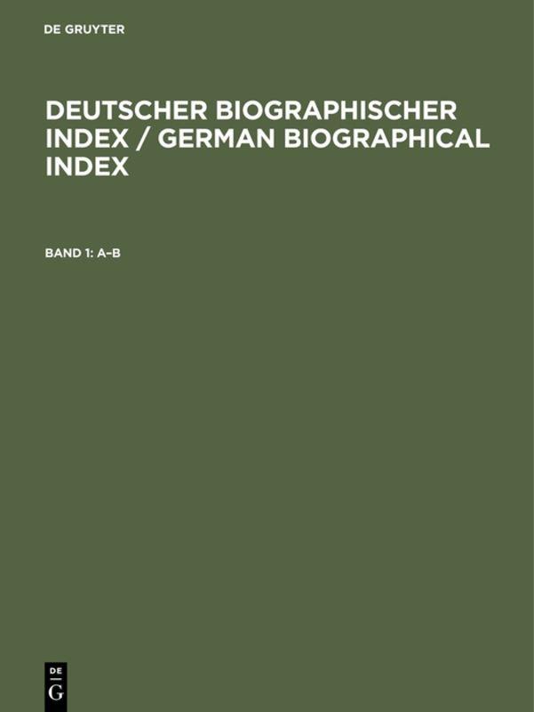 Deutscher Biographischer Index