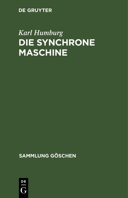 Die synchrone Maschine