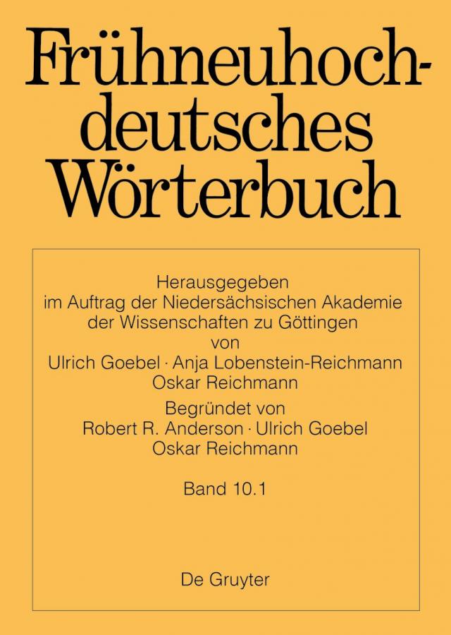 Frühneuhochdeutsches Wörterbuch / quackeln – schlaufe