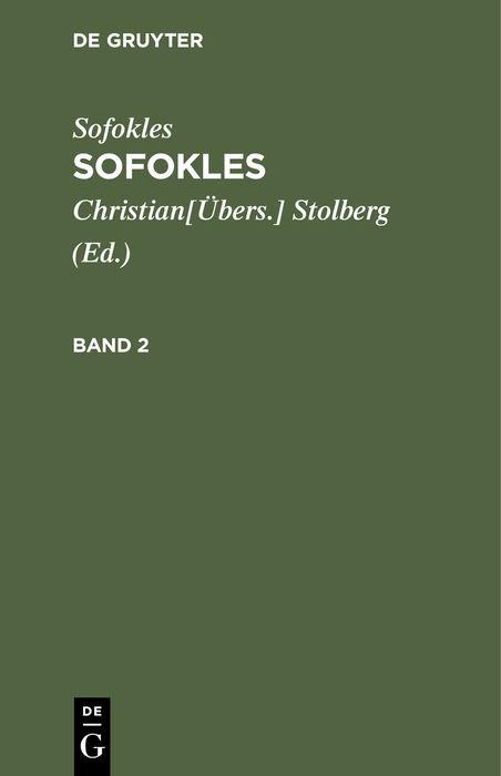Sofokles: Sofokles / Sofokles: Sofokles. Band 2