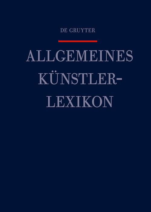 Allgemeines Künstlerlexikon (AKL) / Set AKL 1-119