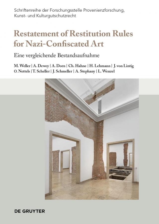 Restatement of Restitution Rules for Nazi-Confiscated Art
