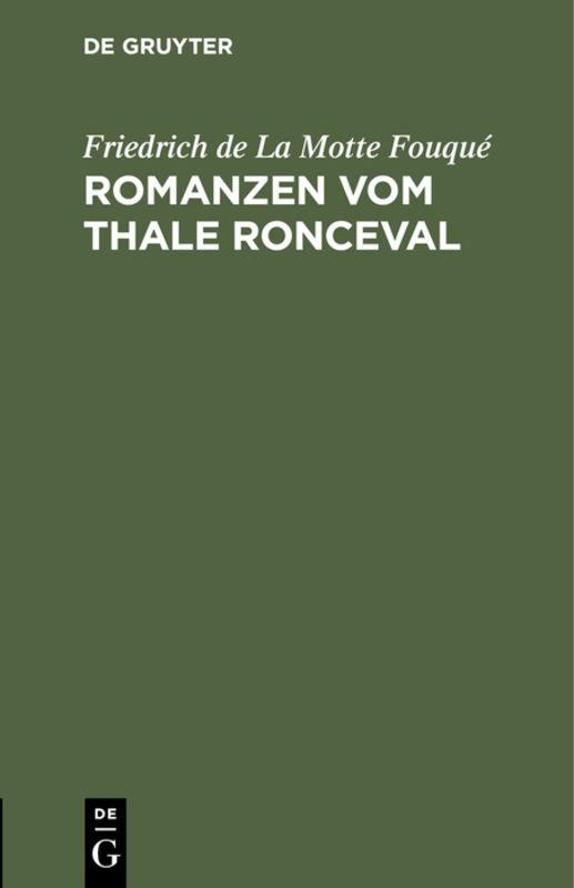 Romanzen vom Thale Ronceval