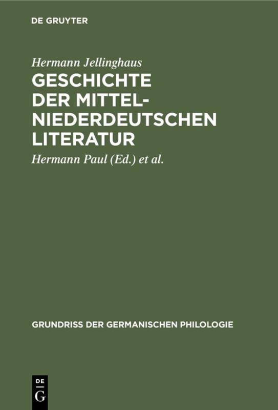 Geschichte der mittelniederdeutschen Literatur