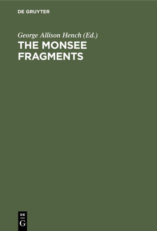 The Monsee fragments