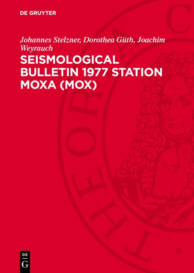 Seismological Bulletin 1977 Station Moxa (MOX)
