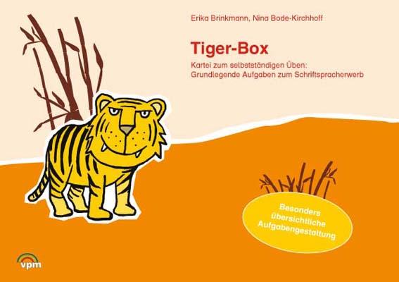 Tiger-Box - Die Kartei zum selbstständigen Arbeiten. Grundlegende Aufgaben zum Schriftspracherwerb