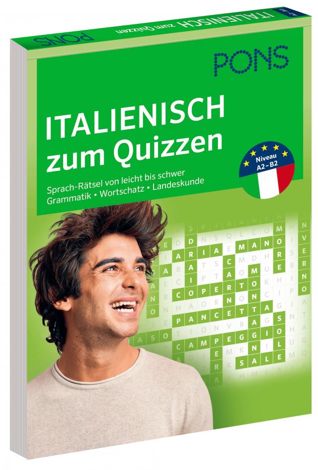 PONS Italienisch zum Quizzen|Sprach-Rätsel von leicht bis schwer. 12.01.2022. Paperback / softback.