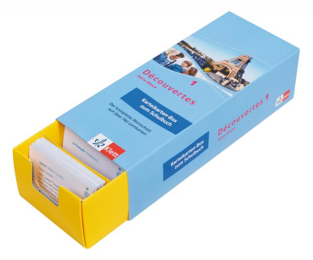 Découvertes 1 Série bleue - Vokabel-Lernbox zum Schülerbuch