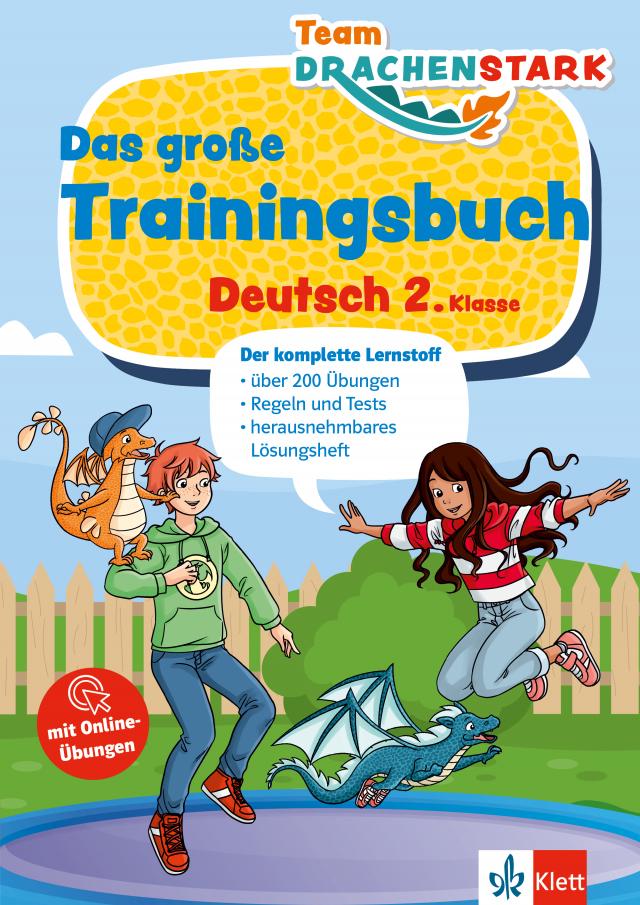Klett Team Drachenstark: Das große Trainingsbuch Deutsch 2. Klasse
