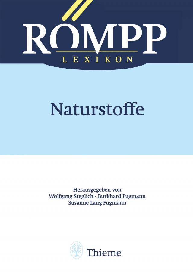 RÖMPP Lexikon Naturstoffe, 1. Auflage, 1997