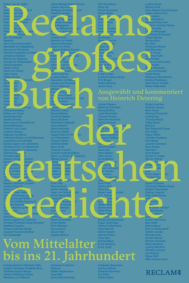 Reclams großes Buch der deutschen Gedichte