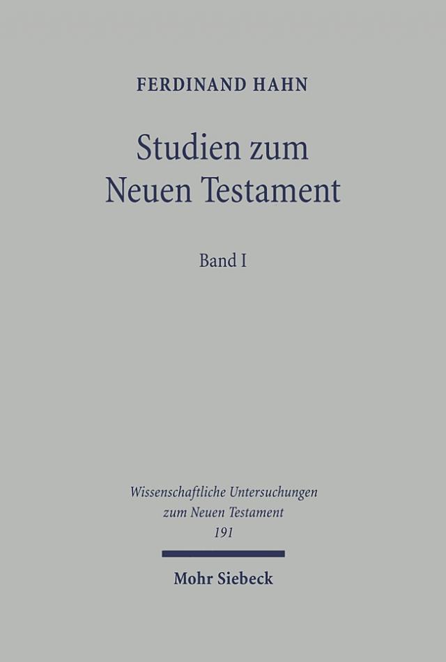 Studien zum Neuen Testament