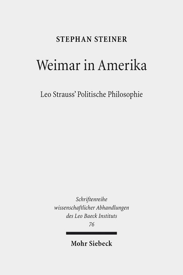 Weimar in Amerika