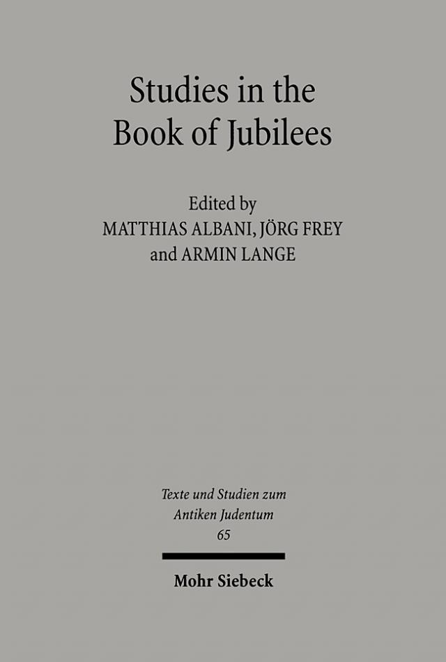 Studies in the Book of Jubilees