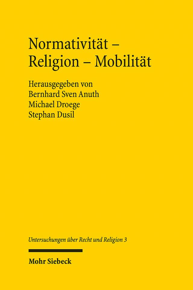 Normativität - Religion - Mobilität